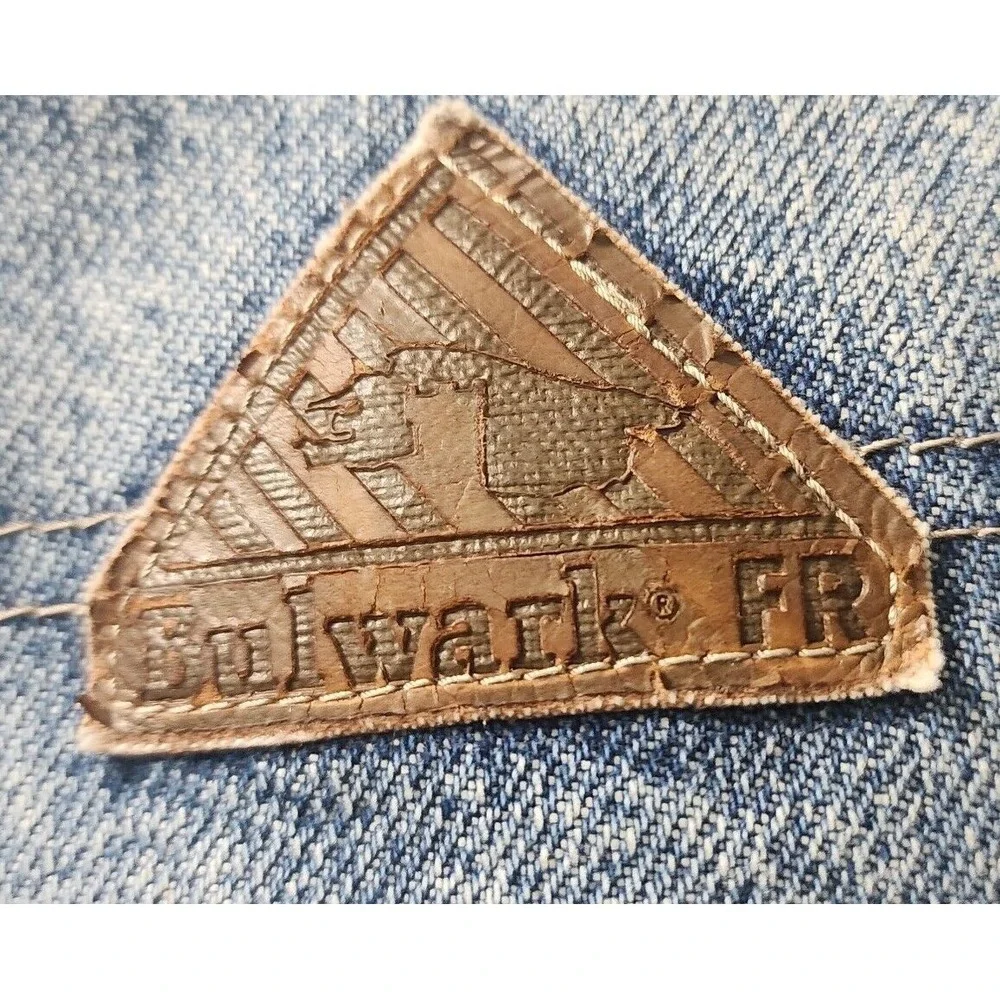 Bulwark FR Carpenter Jeans Flame Resistant Work Pants Denim‎ Blue Size 35x25